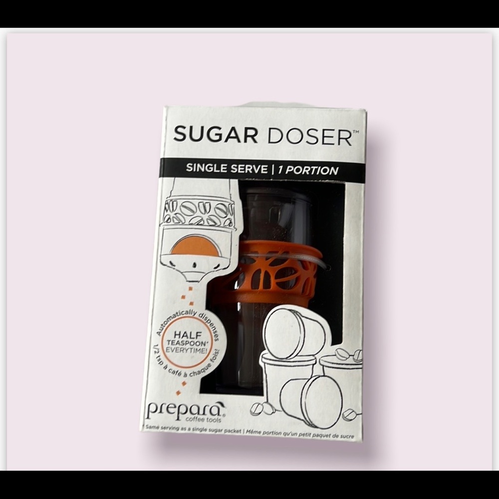 Prepara Sugar Doser Single Serve. Nests comfortably in most Keurig carousels.